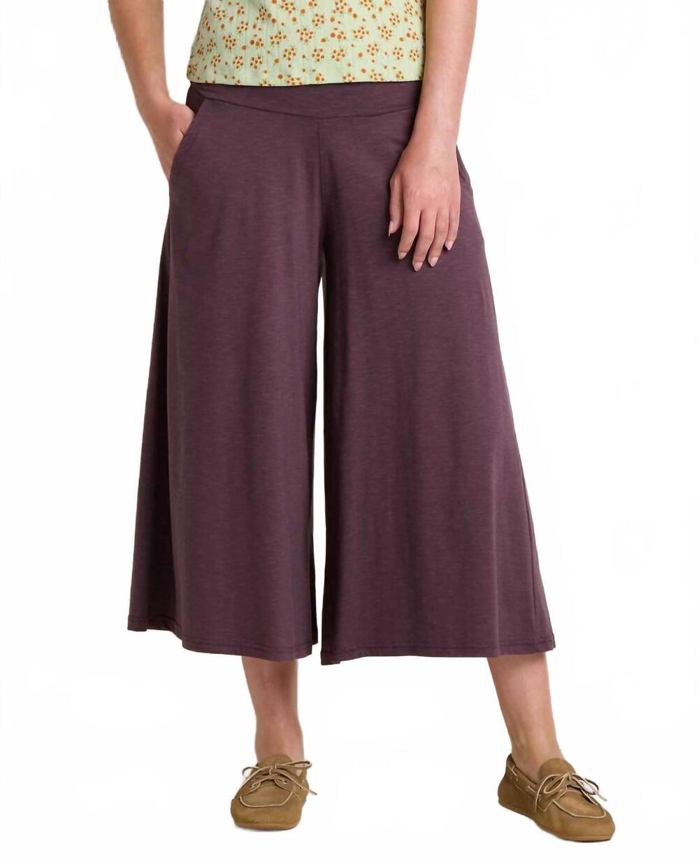 NEW TOAD&CO chaka culotte pants in raisin